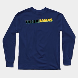 The Bahamas vintage style retro souvenir Long Sleeve T-Shirt